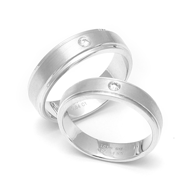 Platinum diamond ring hot sale for couple